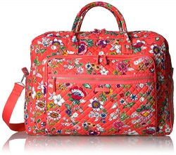 Vera Bradley Women’s Iconic Grand Weekender Travel Bag-Signature