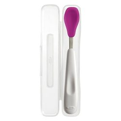 OXO Tot On-the-Go Feeding Spoon with Travel Case, Pink