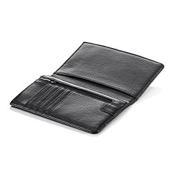 Travel Smart by Conair RFID Blocking Passport Holder Wallet, Black