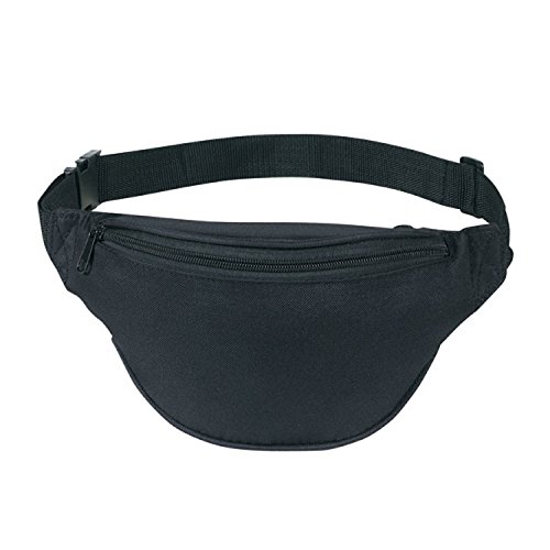 Fanny pack, BuyAgain Unisex 2 Zipper Quick Release Buckle Travel Sport Running Waist Fanny Pack