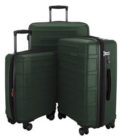 HAUPTSTADTKOFFER Ostkreuz Luggages Set Matt Suitcase Set Hardside Spinner Trolley Expandable (20 ...