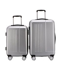 Fochier Luggage 2 Piece Set Lightweight Spinner Suitcase 20inch 24inch
