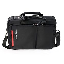 CrossGear Briefcase with Combination Lock Anti Theft Business Office Bag Laptop Sleeve case ,for ...