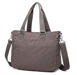 Crest Design Water Repellent Nylon Shoulder Bag Handbag, 14 inch Laptop Bag Notebook Briefcase T ...