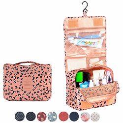 Itraveller Hanging Toiletry Bag-Portable Travel Organizer Cosmetic Make up Bag case for Women Me ...