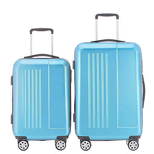 Fochier Luggage 2 Piece Set Lightweight Spinner Suitcase 20inch 24inch
