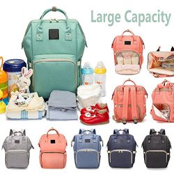 Reliancer Large Capacity Diaper Bag for Baby Care Multi-Function Waterproof Travel Nappy Bags Ba ...