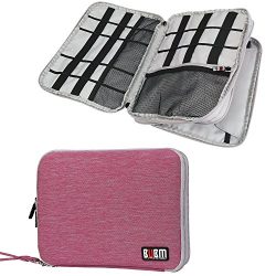 Travel Organizer, BUBM Universal Double Layer Travel Gear Organizer Storage Bag / Electronics Ac ...