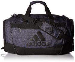 adidas Defender III Duffel Bag (Medium, Black Jersey/Black)