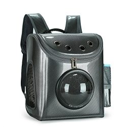 ADMLC Pet Carrier Backpack For Small Cats and Dogs,Outdoor Portable Travel Space Backpack for Pu ...