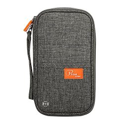 Travel Passport Wallet, RFID Blocking Family Multiple Passport Holder Document Organizer