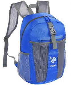 bago Lightweight Backpack. Water Resistant Collapsible Rucksack for Travel and Sports. Foldable  ...