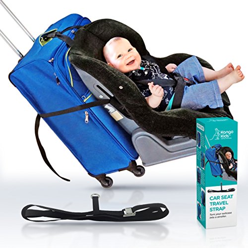 CAR SEAT STRAP Turn your CarSeat and CarryOn Luggage