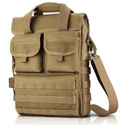 DYJ Tactical Briefcase Purse Molle Bag Engineers Bag Handbag Military Sling Shoulder Bag Heavy D ...