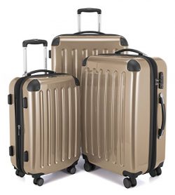 HAUPTSTADTKOFFER Luggages Sets Glossy Suitcase Sets Hardside Spinner Trolley Expandable (20̸ ...