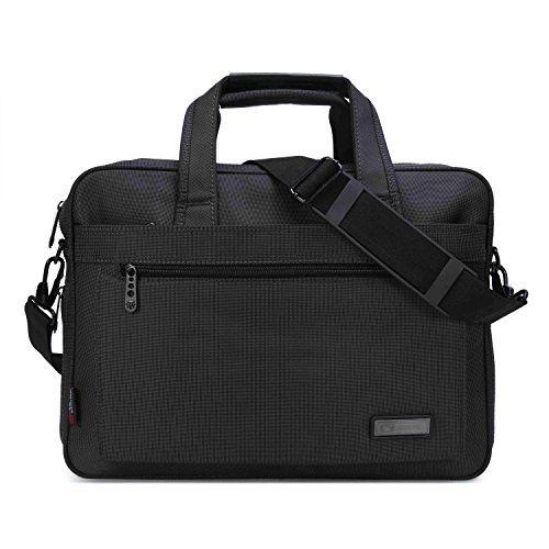 Travel Briefcase with Organizer Expandable Shoulder Handbag Fits 14 ...