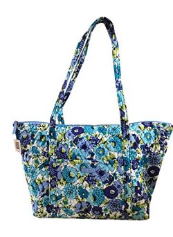 Vera Bradley Miller Travel Tote Bag, Blueberry Blooms