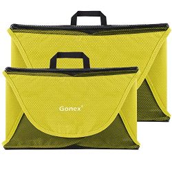 Gonex Garment Folder, 15″+18″ Travel Shirt Packing Organizer Yellow