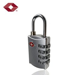 TSA Lock – 4 Digit Combination – Best TSA Approved Lock For Travel Safety and Securi ...