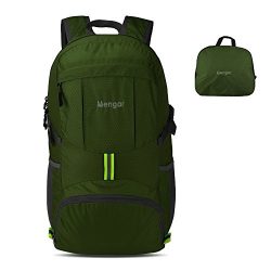 Mengar 35L Foldable Ultralight Waterproof Travel Backpack –  Green