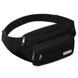 MYCARBON Fanny Pack for Women and Men,Large Capacity Waist Pack Non-bounce Running Belt for Trav ...