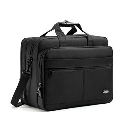 17-18-18.5 inch Laptop Bag,Water Resisatant Business Laptop Briefcase,Expandable High Capacity S ...