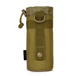 Adjustable Tactical Water Bottle Pouch CREATOR Foldable MOLLE Water Bottle Holder Attachment Car ...