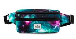 521s Fashion Waist Bag Cute Fanny Pack | 8.0″x2.5″x4.3″ | Galaxy