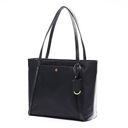 Laptop Bag for Women by Miss Fong,Womens Tote Bag Fits 15.6 Inch Laptop and Tablet,Nylon Tote Ba ...