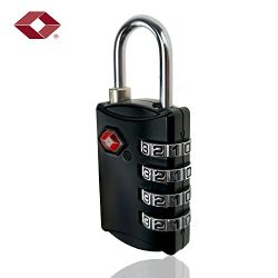 Tsa Approved Luggage Lock 4 Digit Combination TSA Padlock for Suitcase Travel Bag Backpack 1 Pac ...