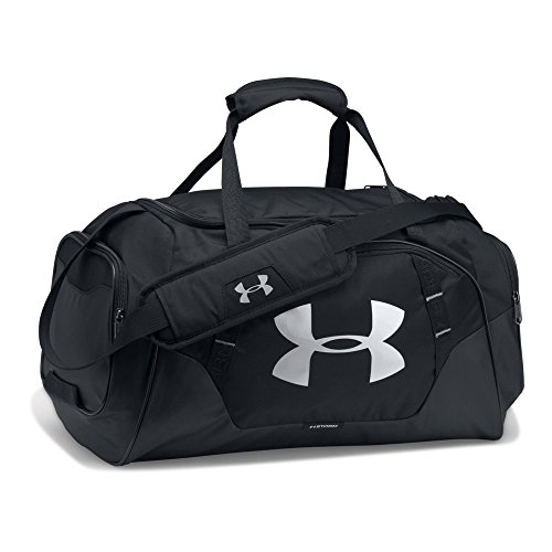 Under Armour Undeniable 3.0 Small Duffle Bag,Black (001)/Silver, One Size