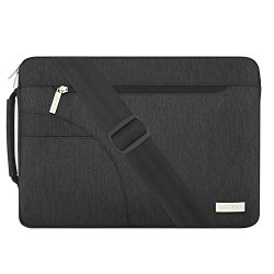 Mosiso Polyester Fabric Sleeve Case Cover Laptop Shoulder Briefcase Bag for 15-15.6 Inch MacBook ...