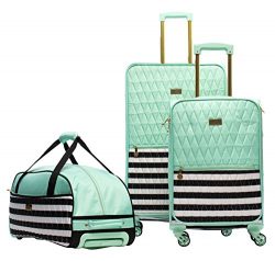 Macbeth Madison 3 Piece Luggage Set, Mint