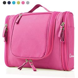 Heavy Duty Waterproof Hanging Toiletry Bag – Travel Cosmetic Makeup Bag for Women & Sh ...