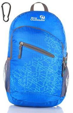Outlander Packable Handy Lightweight Travel Hiking Backpack Daypack-light Blue