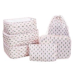 Packing Cubes Luggage Organizers Travel Bags Bra Storage Clothing Laundry Bag and Electronics Ac ...