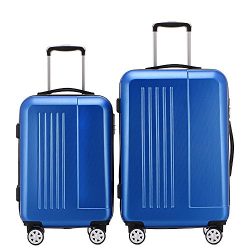Fochier Luggage 2 Piece Set Lightweight Spinner Suitcase 20inch 24inch