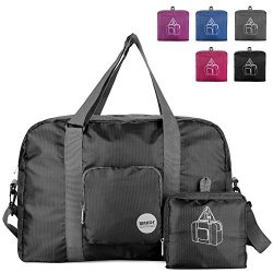 Packable Travel Duffle Bag Tote Carry on Luggage, Foldable Weekender Gym Sports Duffel Bag