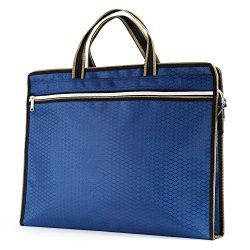Zipper Business Document Bag, Lavince WaterProof Briefcase Office Handbag file bag Multi Purpose ...