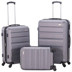 Pianeta Expandable Spinner Luggage Sets Lightweight HardShell Suitcase Set 3pcs 20inch Carry On  ...