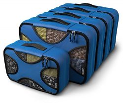Shacke Pak – 5 Set Medium/Small Packing Cubes – Travel Organizers (Gentlemen’s ...