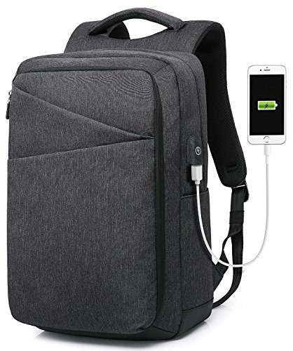 Tocode Travel Laptop Backpack, Business Anti Theft Laptops Backpack with USB Charging Port ...