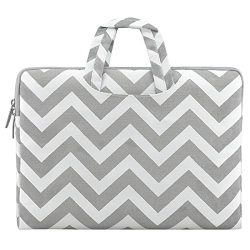 Mosiso Laptop Sleeve Briefcase Handbag 15-15.6 Inch MacBook Pro, Notebook Computer, Chevron Styl ...