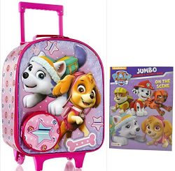 Heys Nickelodeon Paw Patrol 19″ Softside Travel Luggage Rolling Kids Carry on w/ Activity  ...