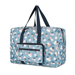 Foldable Travel Duffel Bag， Waterproof Storage Luggage Handbag——for Travel ，Camping ，Sport Gy ...