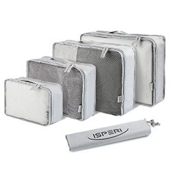 5 Set Packing Cubes – Travel Luggage Packing Organizers with Laundry Bag – Packing C ...