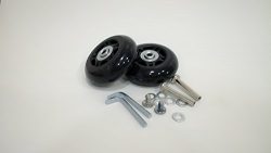 E&L 2 Set of Luggage Suitcase Replacement Wheels with ABEC 608zz Bearings, Packaged with our ...