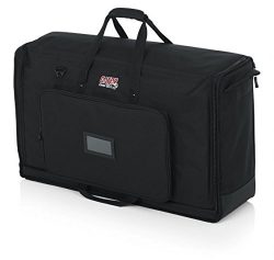 Gator Cases Padded Nylon Dual Carry Tote Bag for Transporting (2) LCD Screens, Monitors and TVs  ...