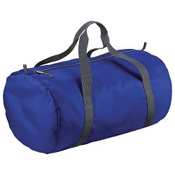 BagBase Packaway Barrel Bag / Duffle Water Resistant Travel Bag (32 Litres) (…