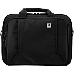 V7 16″ Business Professional FrontLoad Laptop Case – Weather Resistant, Slim Bag, Bl ...